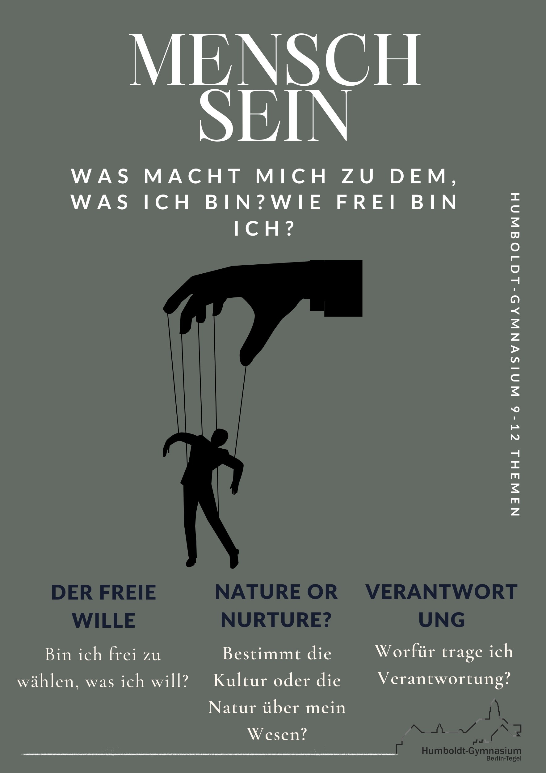 Plakat Mensch sein